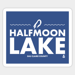 Eau Claire County, Wisconsin - Halfmoon Lake Magnet